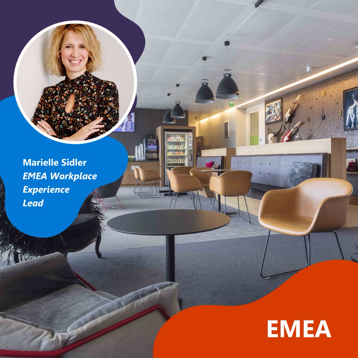 CREMicrosoft's tweet photo. Today we are featuring Marielle, Sidler, our EMEA Workplace Experience lead. Over the past year, she and the teams she has collaborated with have delivered consistent service excellence across the portfolio. #CREMicrosoftSpotlight #MicrosoftREF #MicrosoftLife https://t.co/cno9hHvgqN