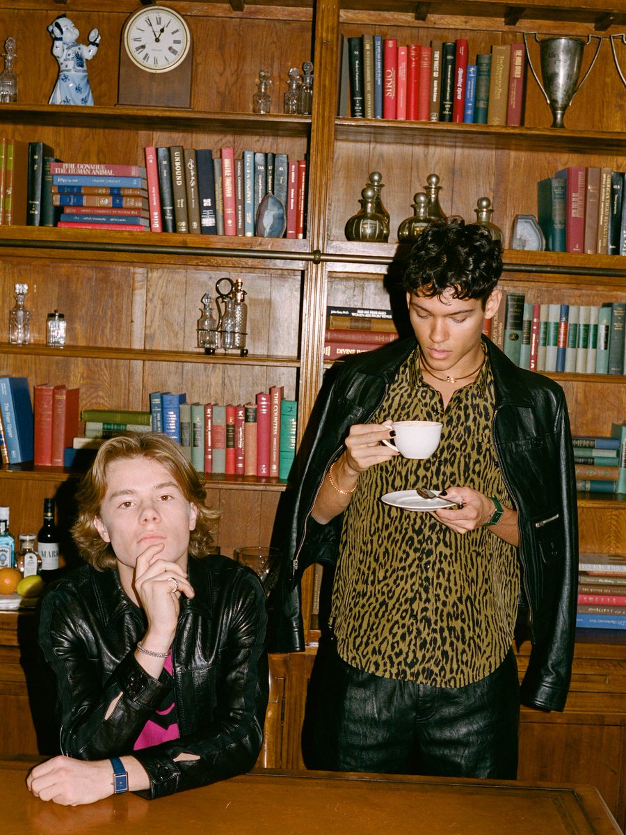 netflix's tweet photo. No, these aren't photos from Young Royals Season 2 but Edvin Ryding and Omar Rudberg's amazing Numero Netherlands photoshoot will suffice for now 

(📷 Kay Nambiar) https://t.co/xjHP7NPJZp