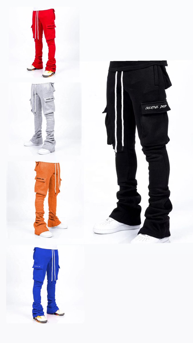_creativedrip's tweet photo. Stacked Cargo Pants 🔥. https://t.co/U2GPYC58r0 use code: BLKFRIDAY for free shipping #BlackFriday https://t.co/sqsdYtsyvY