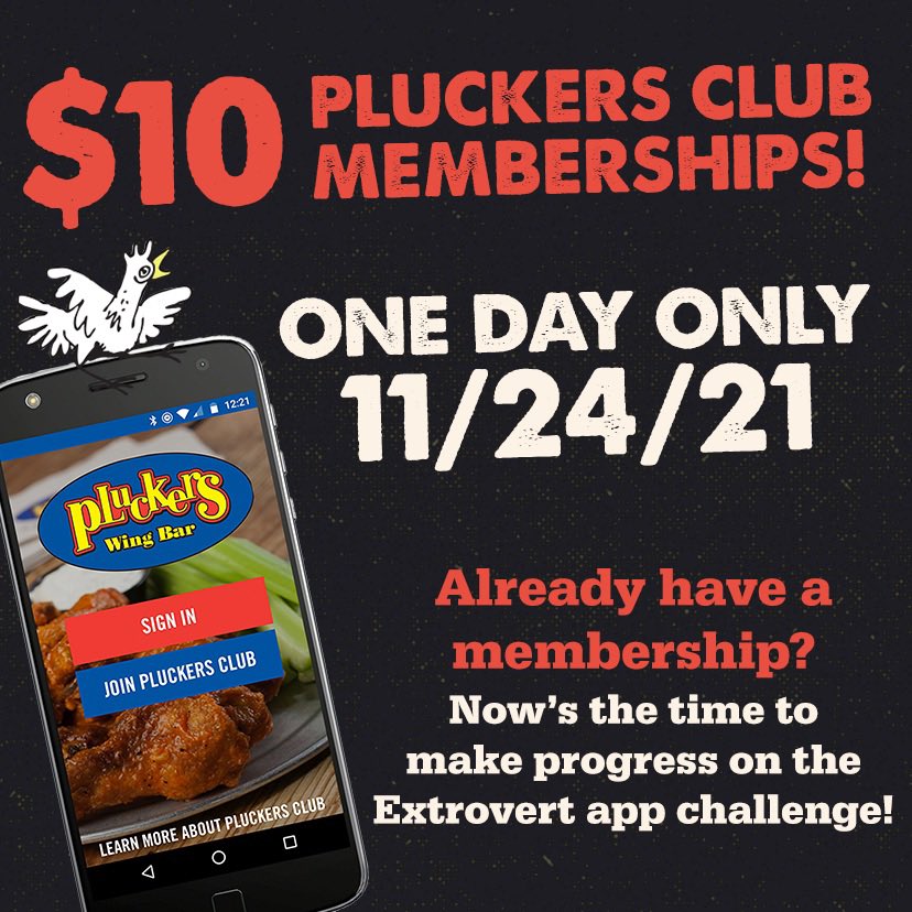 Pluckers's tweet photo. Next Wednesday, 11/24/21!! 🙌🙌🙌 https://t.co/PXLD7a3wKJ