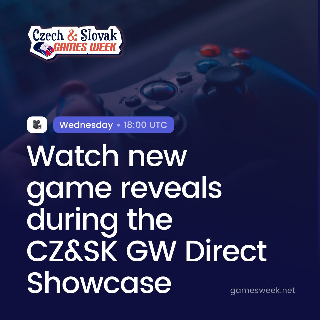 At 18:00 UTC (19:00 CET), watch new game reveals and game updates during the Czech &amp; Slovak Direct Showcase right on our Steam sale page! #CZSKGW21

store.steampowered.com/sale/CZSKGames…