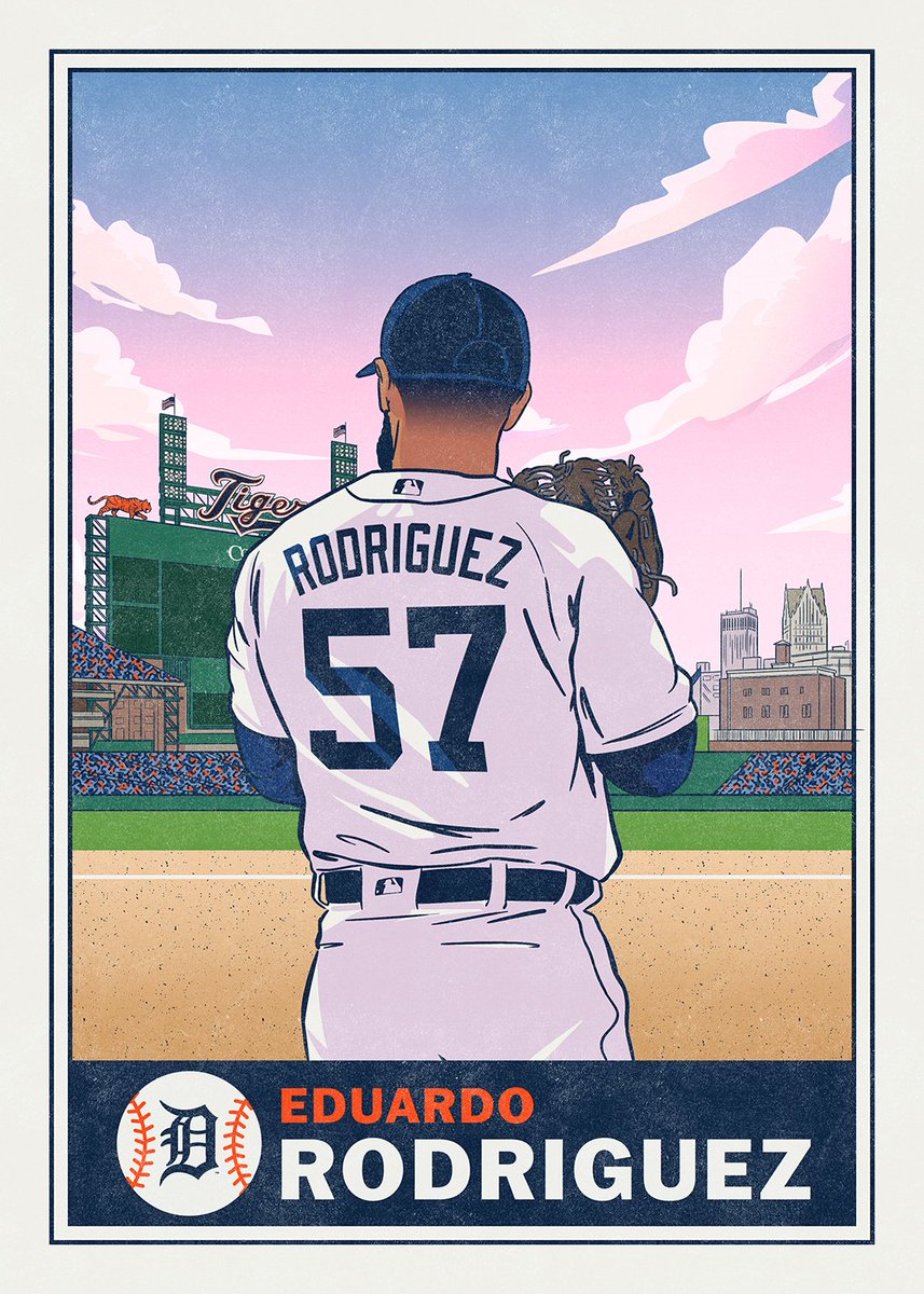 tigers's tweet photo. We didn't want to wait to see what an E-Rod #Tigers trading card would look like...

So we made it ourselves. https://t.co/ZSJAdvoBvU