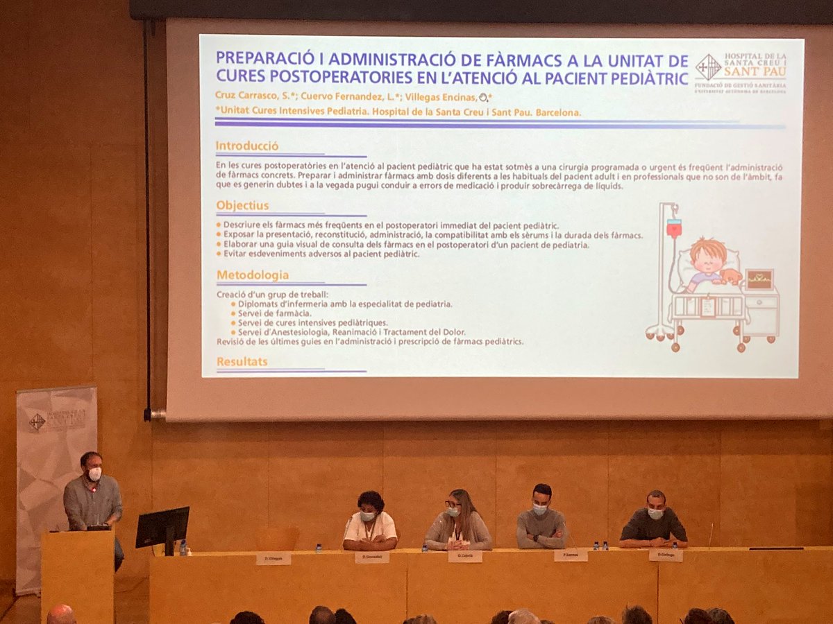 m_armora's tweet photo. Finalitza el Primer dia de les #VIJornadesInfermeriaSantPau avui hem presentat l’equip del torn nit 1: Sara Alatabi, Nuria Creus, Daniel Villegas i Carla Carrera. Molt bona feina equip!!💪👏#orgullsantpau #orgulltornnit @HospitalSantPau https://t.co/DvnmyVE9U7