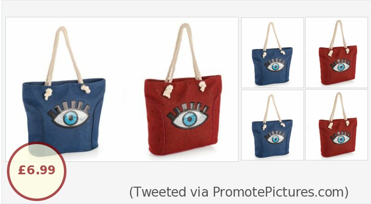 Womens Red Blue Large canvas tote shopper bags sequin eye | eBay #handbags #lancashirert #ukbiz #shopsmall 
ebay.co.uk/itm/3737685555…
(Tweeted via PromotePictures.com)