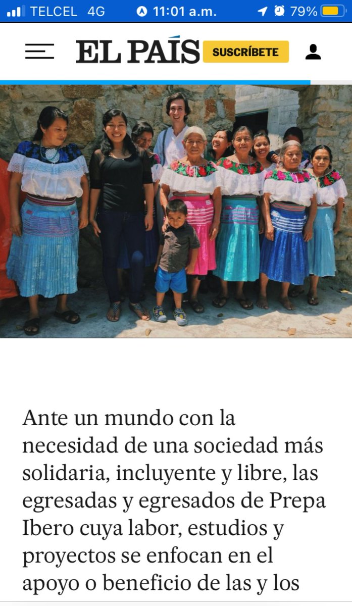 elpais.com/sociedad/2021-… 

Una nota sobre la huella que mi formación en <a href="/PrepaIberoMX/">Prepa Ibero</a> dejó en mí y varios compañeros y que hoy se ve reflejado en nuestras profesiones gracias a una formación educativa que discreta y tenuemente algo nos quería decir: “Ser para los demás”.