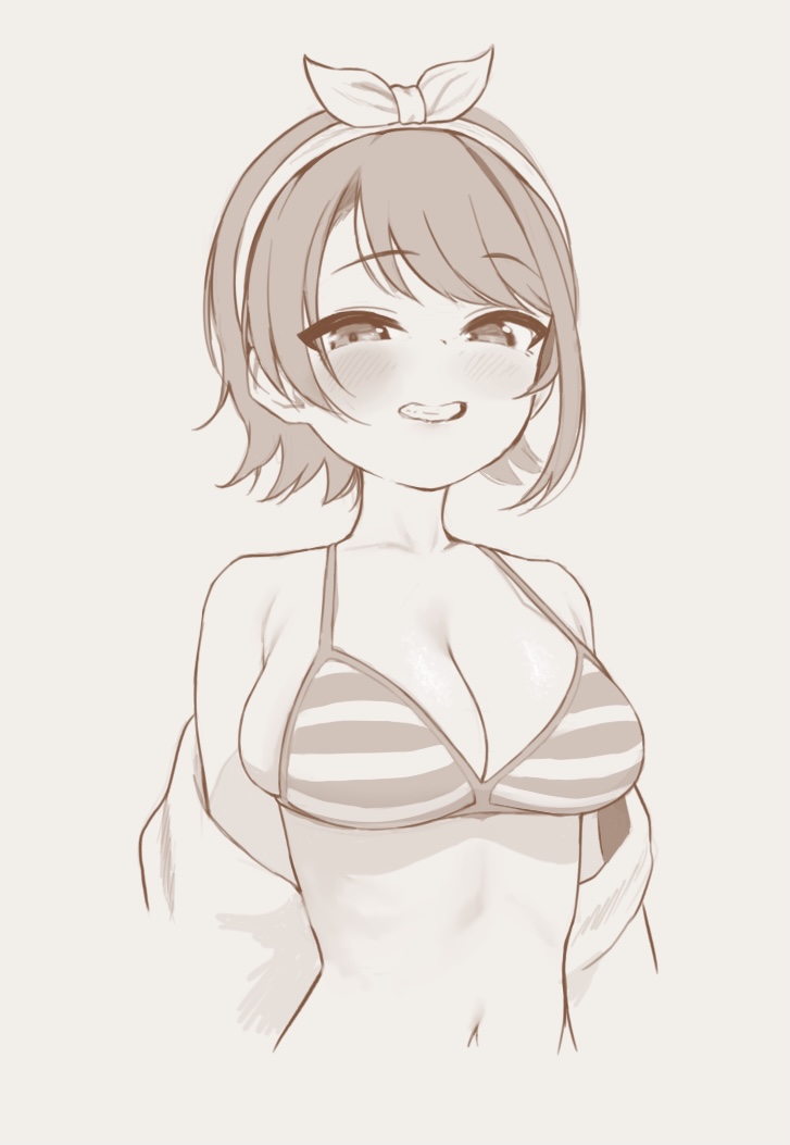 ワンドロ(90分)で大空スバルちゃん描きました 