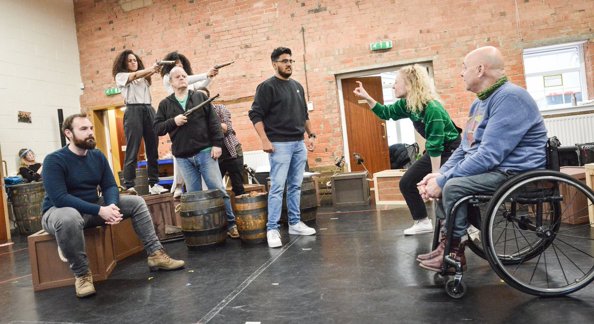 Derby Theatre (@derbytheatre) on Twitter photo Happy #LoveTheatreDay 🎭🎉
Here's the first look the 2021 cast of #TreasureIsland in rehearsals.
The crew are preparing to set sail from next Friday for a festive adventure this Xmas!
All performances contain #IntegratedBSL & Captioning.
📸by <a href="/RobertDayPhoto1/">Robert Day Photography</a> <a href="/LoveTheatreDay/">Love Theatre</a> Happy #LoveTheatreDay 🎭🎉
Here's the first look the 2021 cast of #TreasureIsland in rehearsals.
The crew are preparing to set sail from next Friday for a festive adventure this Xmas!
All performances contain #IntegratedBSL & Captioning.
📸by <a href="/RobertDayPhoto1/">Robert Day Photography</a> <a href="/LoveTheatreDay/">Love Theatre</a>