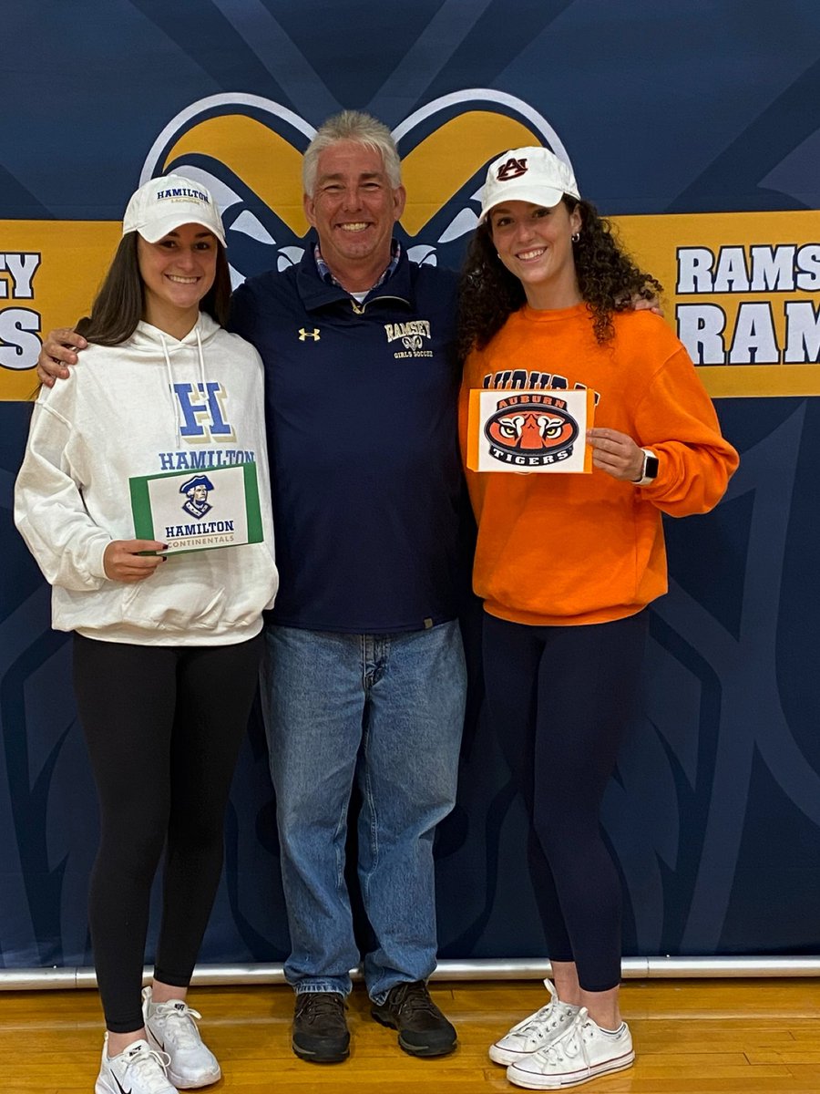 Congratulations to Sydney Klepper who will be continuing her lacrosse career at Hamilton College and Helene Tyburzky at Auburn University where she’ll continue her soccer career!! Good luck ladies!! We are so proud of you both!!