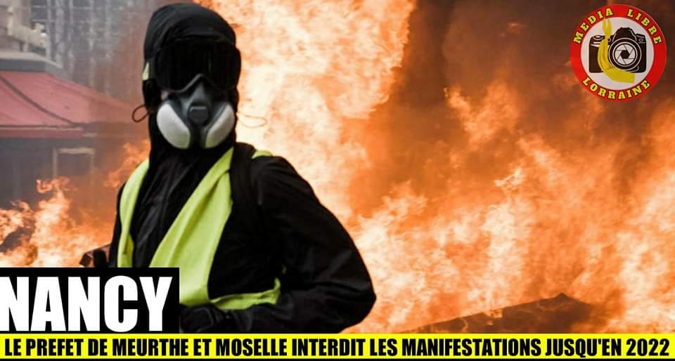 _Media_Libre_'s tweet photo. 🔴LA DICTATURE DU NÉOLIBÉRALISME À NANCY 

La #préfecture de Meurthe-et-Moselle annonce avoir pris un arrêté interdisant toute #manifestation en centre-ville du 19 novembre au 2 janvier. Objectif : protéger les fêtes de la Saint-Nicolas... https://t.co/ysoHDYqs8u