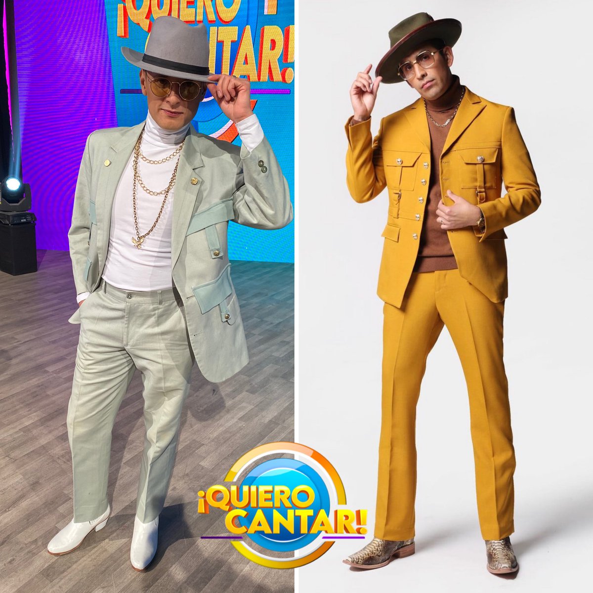 ¿Crees que <a href="/miguelangel_mx1/">Miguel Angel Mx</a> le copió el atuendo a <a href="/elcapiperez/">El CAPI Pérez</a>? 😱🤠📺
#MiércolesQuieroCantar