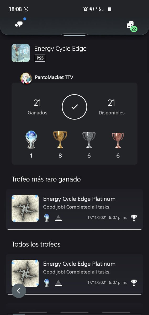 Lotilde1x's tweet photo. Platino N°38:
Energy Cycle Edge
Otro jueguito de puzles muy entretenido con 44 diferentes donde va subiendo la dificultad.
Gracias a @Keymailer por la key de PS5. 
#EnergyCycleEdge energycycleedge https://t.co/TThhpuVMfK
