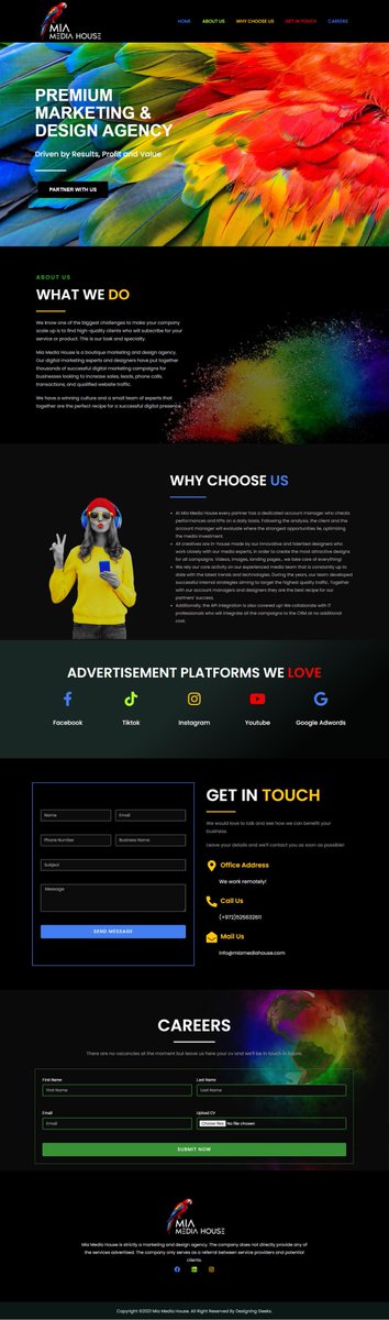 DesigningGeeks's tweet photo. Marketing agency landing page design for $75
#landingpage #wordpress #webpage #marketing #media #AgencyLife 
Looking for a Landing Page Designs to help with your online marketing campaigns? Mobile Friendly Agency and Marketing landing page design. Hire us now. https://t.co/dlibCLp7xO