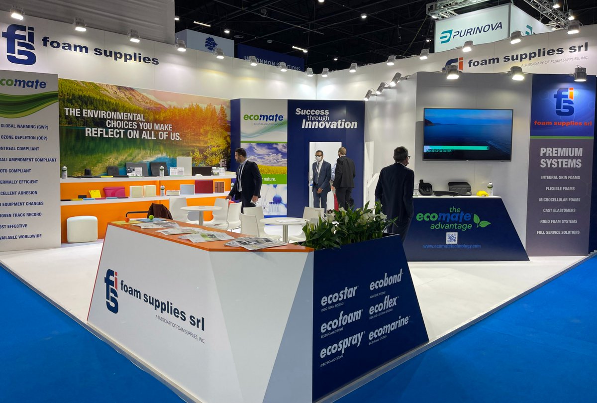 fsi_co's tweet photo. The FSI team is geared up for another great day at #UTECHEurope!  Stop by and learn about the #Ecomate advantage and our premium foam systems. You'll find us at stand C15. https://t.co/b72C6vijYG

@Utech_PU #netherlands #polyurethanefoam #successthroughinnovation #tradeshow https://t.co/gAW9BbkVvV