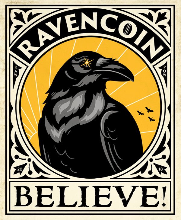 believe_meow's tweet photo. Reclusive revolutionary leader &amp; street artist Chairman Meow haz created #Ravencoin art for the masses. Great Leader Meow will give away up to 100+ of these stickers to spread $rvn propaganda. 

Retweet for ur chance to win! @Ravencoin @RVNFT_ART @leon_texas @tronblack https://t.co/A9GRzi3cqq