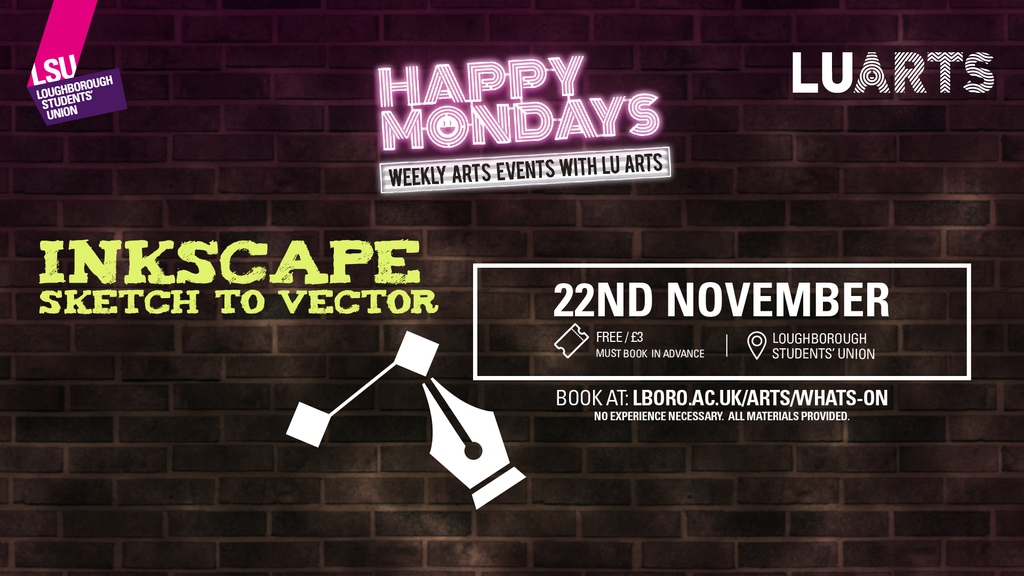 lborouniarts's tweet photo. There's a few places left on our Happy Mondays Inkscape workshop :
https://t.co/ua1GOeBtGY
#luarts #lborodesign https://t.co/Iyob0n07eg
