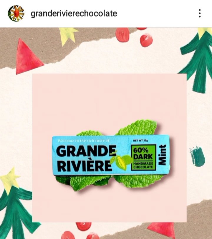 thenewruraltt's tweet photo. Check out the ARC-related #GrandeRiviereChocolateCompany's Christmas sale! Receive a specially priced package of all their products, including their newest #DarkChocolate flavours, Mint and Five Spice for the wildly affordable price of TT$130! Visit https://t.co/1iLWZSedcn now!! https://t.co/70tpPQAXOH