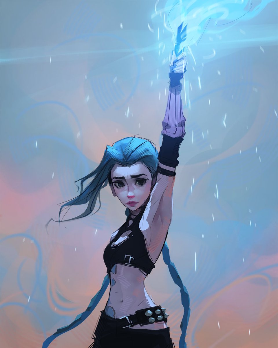 samdoesarts's tweet photo. I don't play league but the ANIMATION in this show 👏👏👏 #Arcane #digitalart https://t.co/5nBF8DVntF