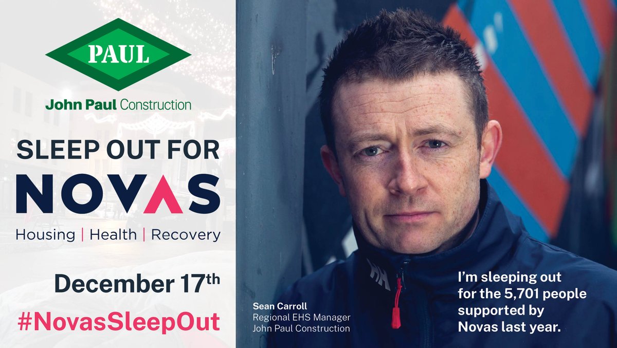 johnpaulconst's tweet photo. Members of our Munster staff will be sleeping out on the streets of Limerick on the 17th of December as part of the annual Christmas appeal for @novasireland.
Donations are welcome through our fundraising page: https://t.co/CcOoitiELM
#NovasSleepOut https://t.co/X61AYWcaXN