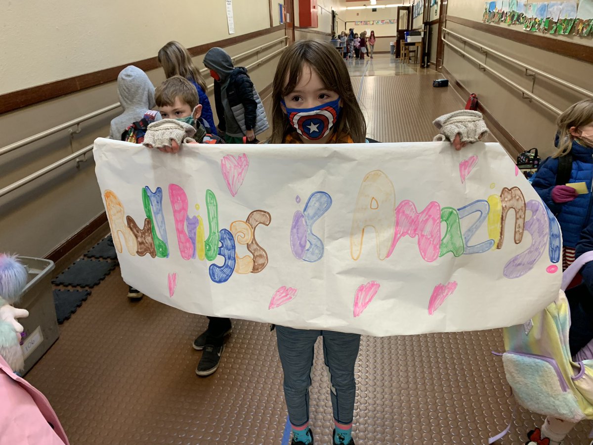 CoachBalto's tweet image. Today we walk &amp;amp; roll to school in honor of Ruby Bridges. Ella in 2nd grade wanted to make sure everyone knows how amazing Ruby Bridges is with her sign while she walked to school. #RubyBridgesWalktoSchoolDay #RubyBridgesFoundation