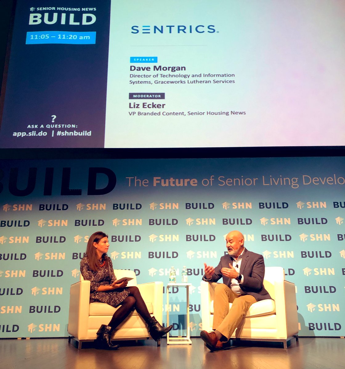 JessicaLongly's tweet image. How is @graceworks supporting residents with their tech needs? Dave Morgan tells #BUILD2021 attendees how @SentricsTech is playing a key role in their #techconcierge strategy #cdwsocial #seniorcare #seniorliving