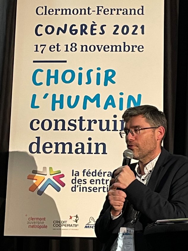 #Congrès2021 - @LucdeGardelle partage auprès des congressistes son projet pour les 3 ans à venir, enrichi par les remontées de la salle !