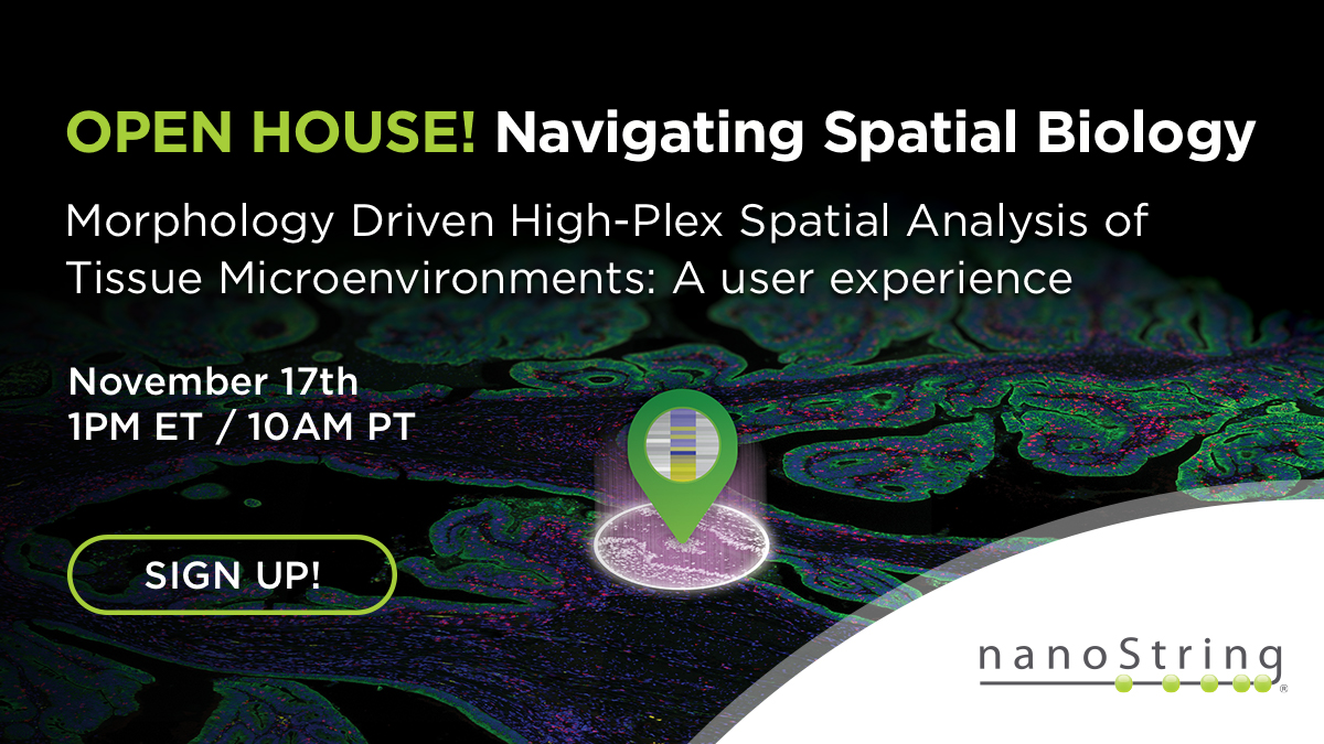 brukerspatial's tweet image. Come join us virtually where you will have the opportunity to network with colleagues and learn about the latest developments in life science research. bit.ly/3HpJROp

@LeicaBio #LeicaBiosystems #LabcorpDrugDevelopment