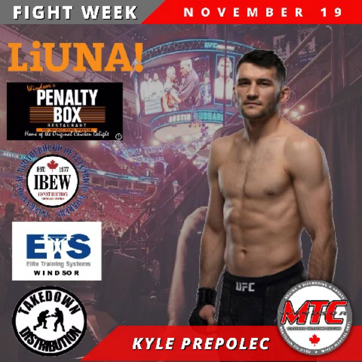 KPrepolec's tweet photo. Couple days to go itโs comeback season. Ready for War๐ฆ #COMEBACK #teamprepolec thank you to all sponsors, ongoing supporters,family,friends and loved ones. https://t.co/4n4hk9N4tX