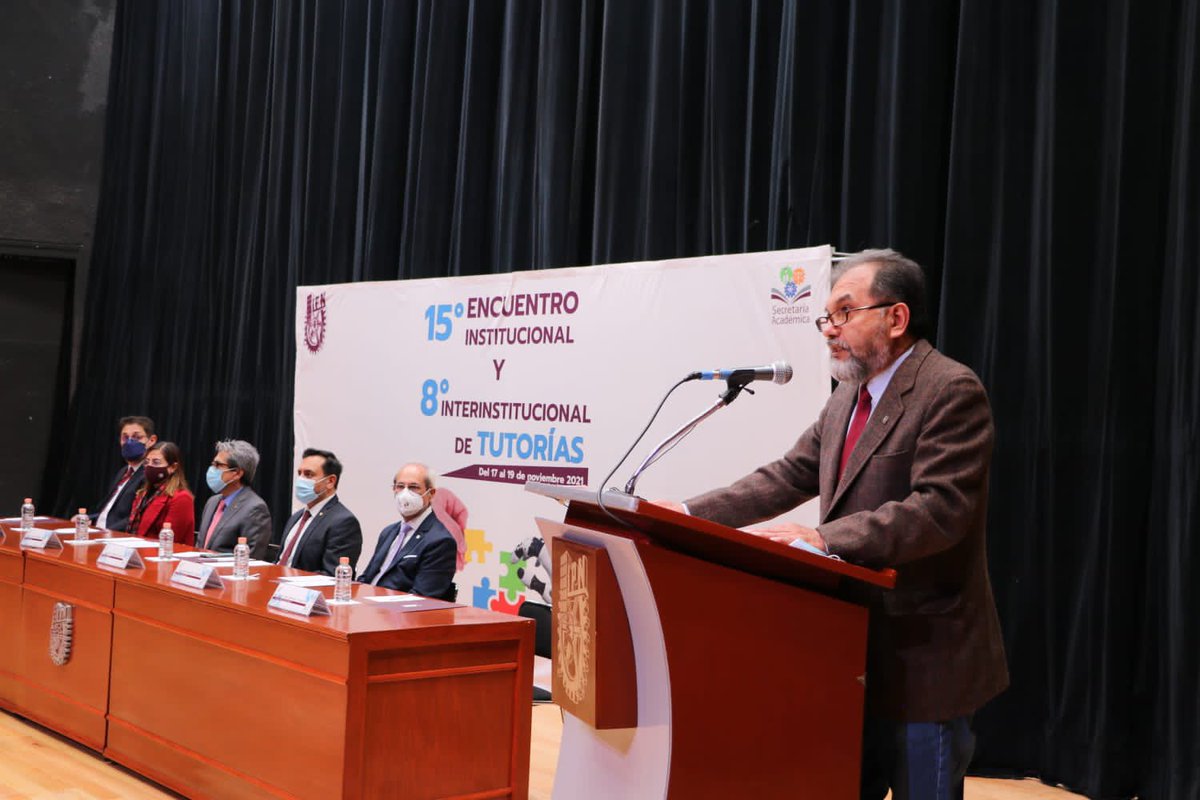 Para el IPN es importante ofrecer a nuestros estudiantes una educación de calidad para que puedan tener una trayectoria académica exitosa, por eso celebro la realización del 15º Encuentro Institucional y 8º Interinstitucional de Tutorías". ¡Éxito para todos!