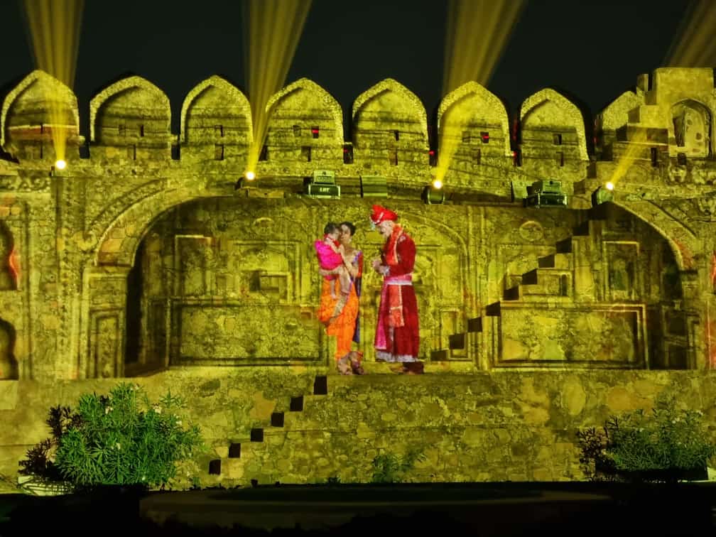 Jhansi_DM's tweet photo. Light &amp; Sound Show at Jhansi fort.
#JhansiJalsa https://t.co/Rg7bKVodfy