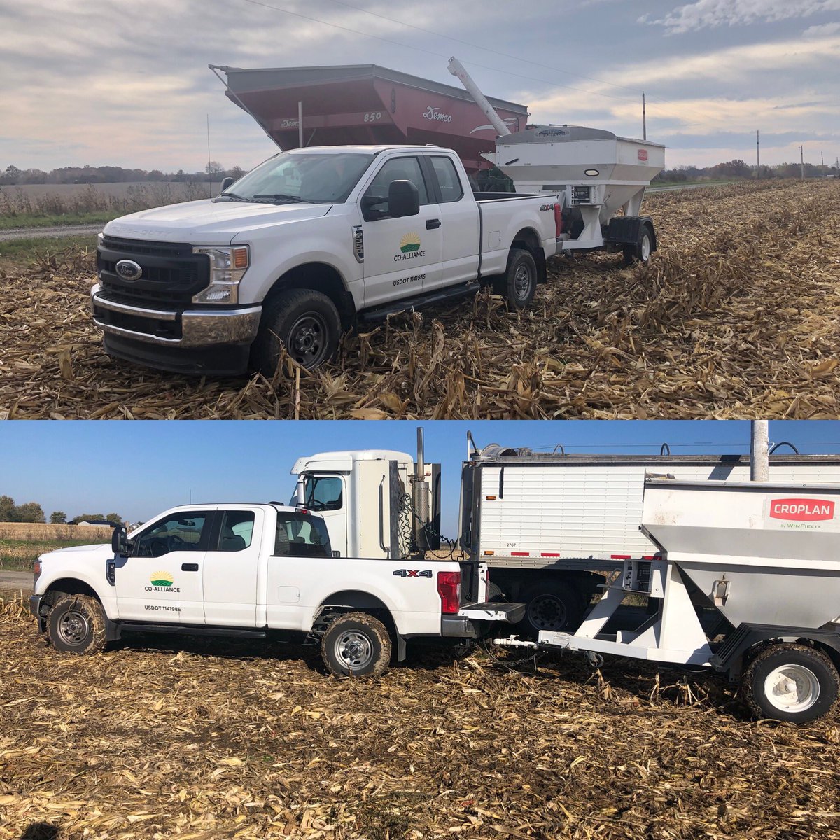 richeymd's tweet photo. Been little sticky at times but it has been a good year weighing corn and beans for #HarvestElite @CoAllianceCoop https://t.co/nD6bFmeaKF