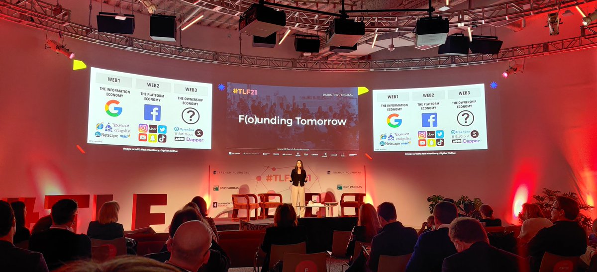 havette's tweet photo. Ensemble depuis New York et Paris pour comprendre le future du web at #tlf2021 - Merci Gaby! https://t.co/KBH5zHcaPh