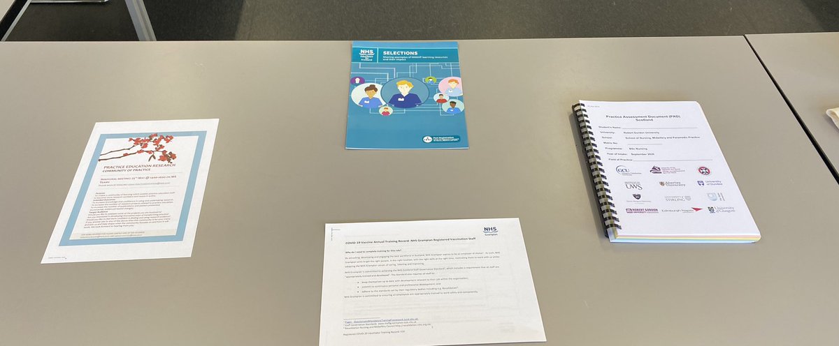 laura78reid's tweet photo. Scottish CNO visit to NHSG today. @NHSG_PEFs got a window to show off some of our work across the board #WeArePracticeEducation https://t.co/Myx2z8opOd