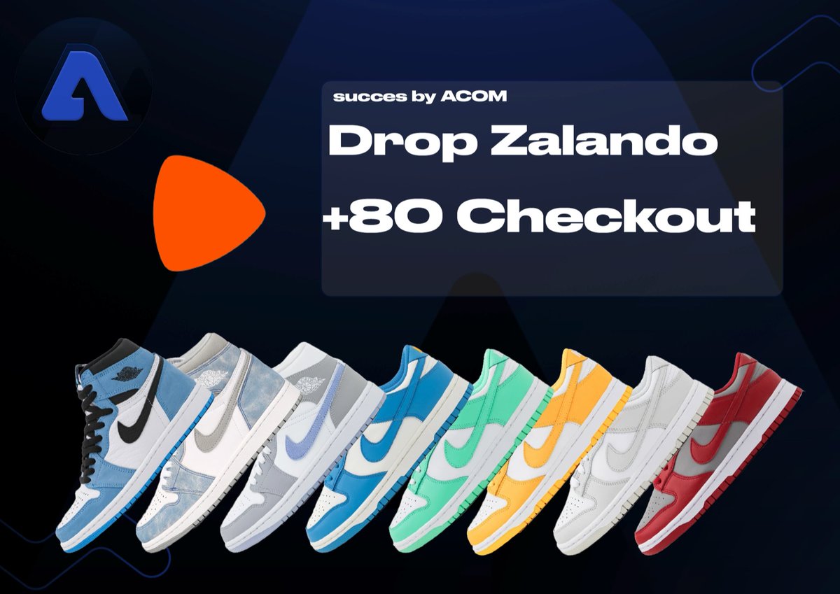 ACOMonitor's tweet photo. Suite à l’énorme restock Zalando ce matin nos membres ont cop plus de 80 paires 🔥🤯
Vous voulez rejoindre la team ?

1x random RT aura une weekly https://t.co/uZgVuoJPQl