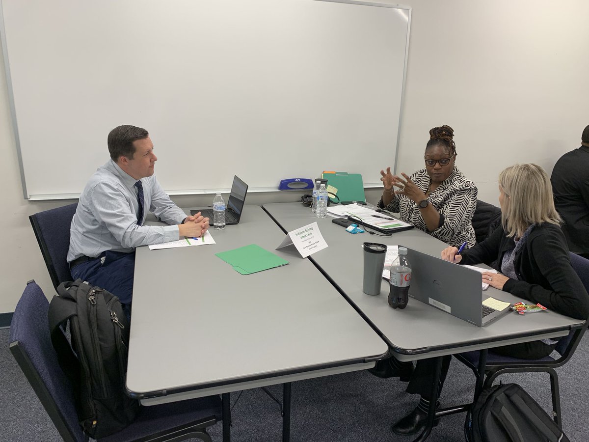 ACPSD Middle Level Admin collaborating on problem-solving!