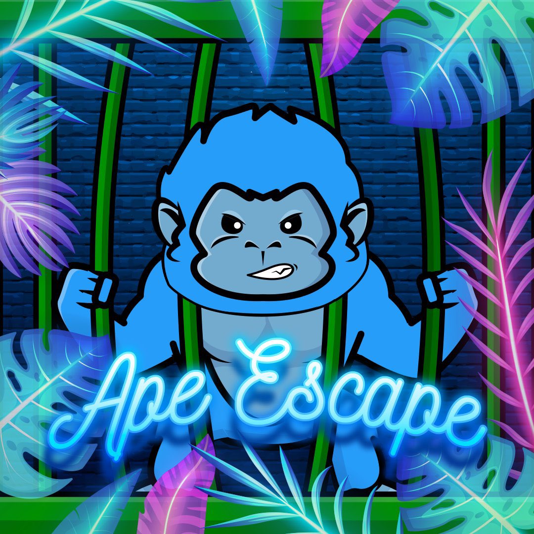 Ape Escape | @ApeEscapeBsc Launched less than 3 days ago! 

🐵 Sitting at 200k MC
🐵 700+ holders
🐵 CMC submitted
🐵 Liquidity locked!
🐵 Based team

Good entry point! But as always DYOR!

📈: poocoin.app/tokens/0x1b993…

💬: t.me/ApeEscapeOffic…
🌐: apeescape.org