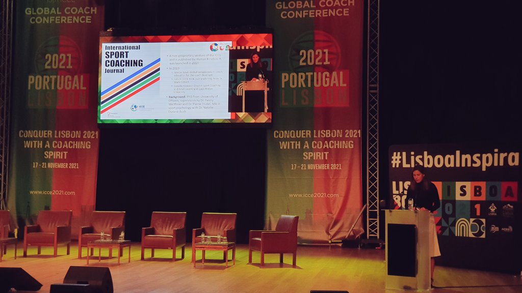 ICCE_coaching's tweet photo. @ISCJHK Editor in Chief Prof @BettinaCallary discusses where coaching research is today, and what the way forward may be and how the @ICCE_coaching journal seeks to contribute to the development of Coaching. https://t.co/5UqomlZpgM