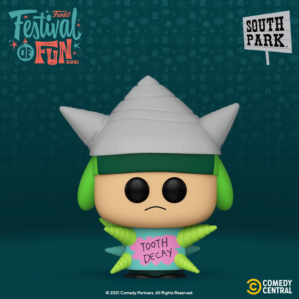 Funko Festival Of Fun X Eccc Reveals: South Park Kyle As Tooth Decay Pop! :  r/funkopop