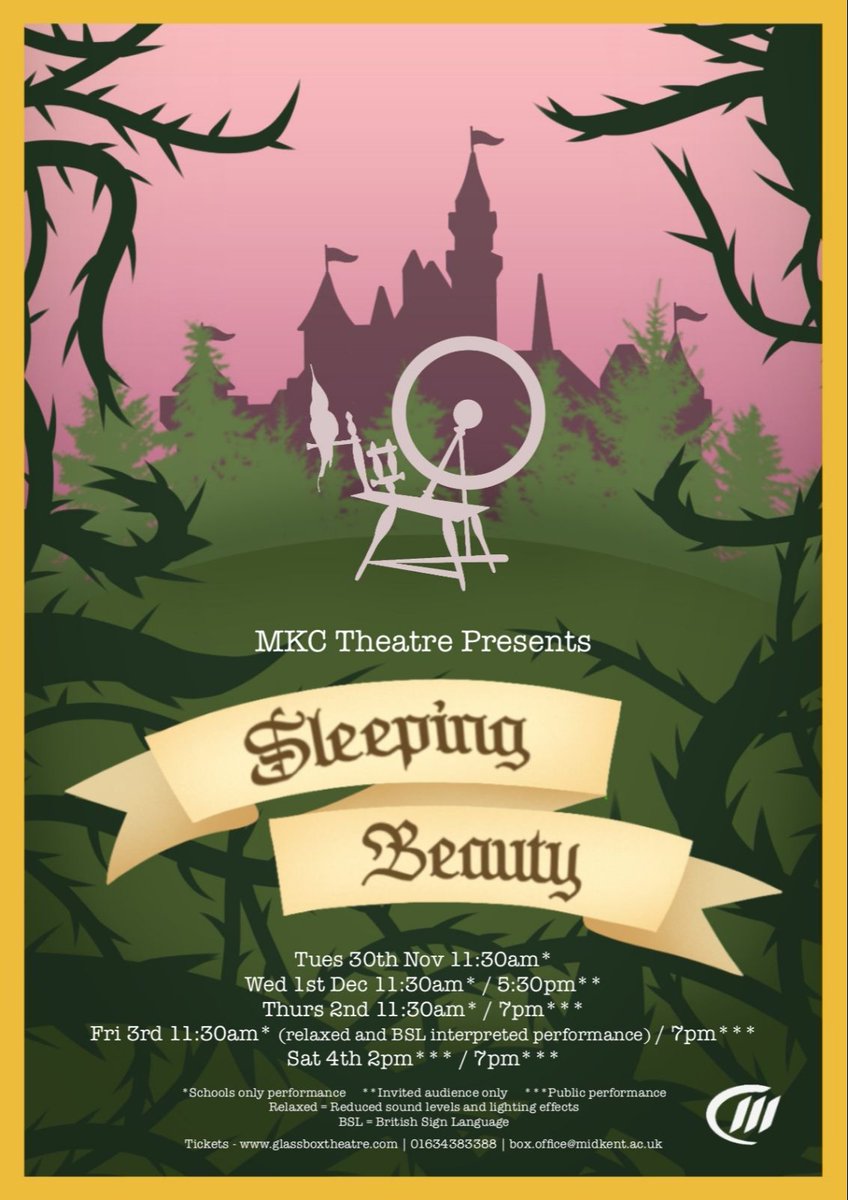 GlassboxTheatre's tweet photo. ๐SLEEPING BEAUTY- THE PANTOMIME๐
With high energy dance numbers, bright costumes, comedic scenes and characters, this is an experience for all of the family!
GET TICKETS HERE BEFORE THEY SELL OUT: https://t.co/892QUnKOro
#panto #sleepingbeauty #midkent #glassbox https://t.co/kkqLdSPXsF