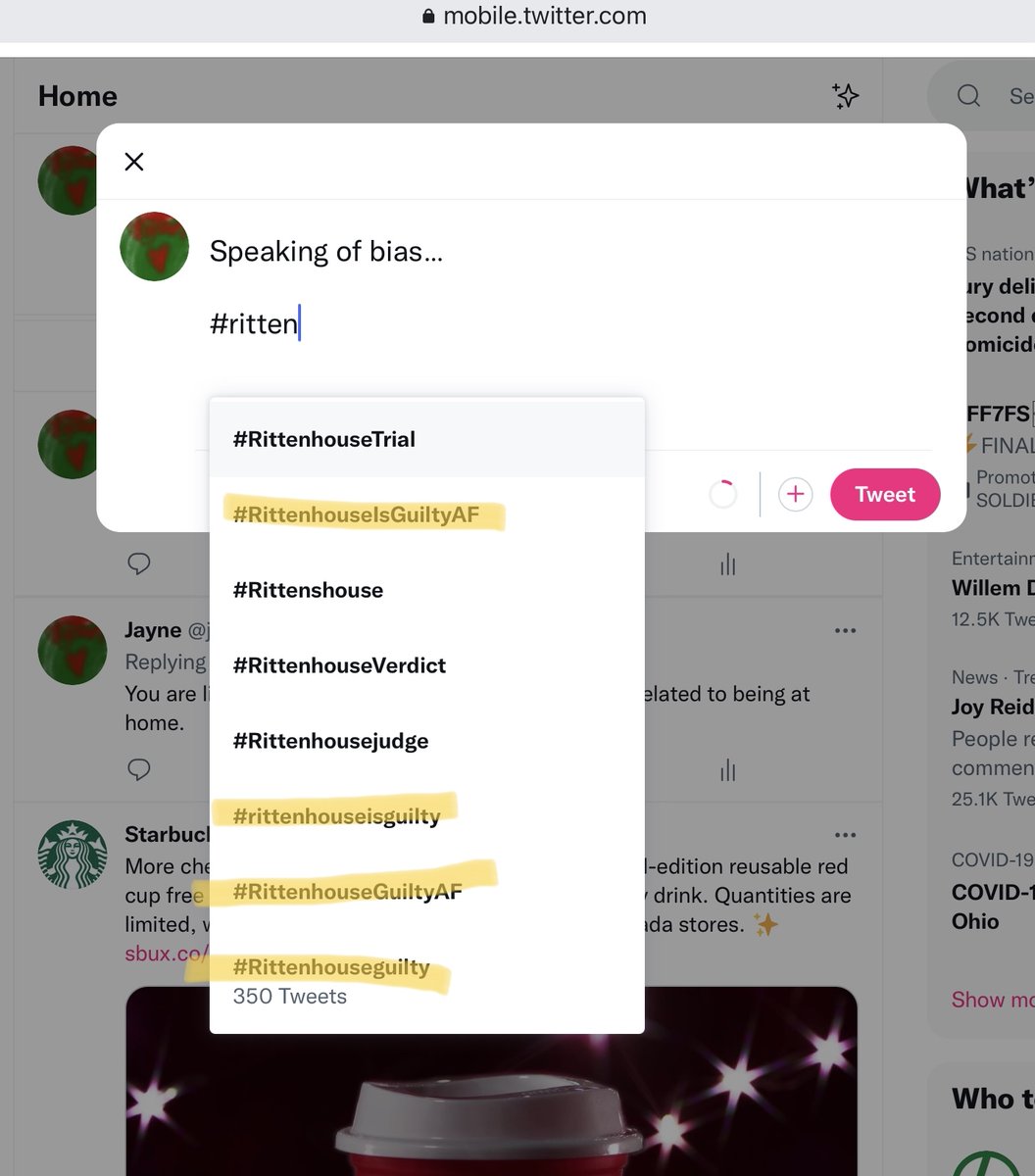 jayneoc's tweet photo. Speaking of bias…

#twitterisbiased #rittenhouse #RittenhouseTrial https://t.co/zBT5Wg4vK3