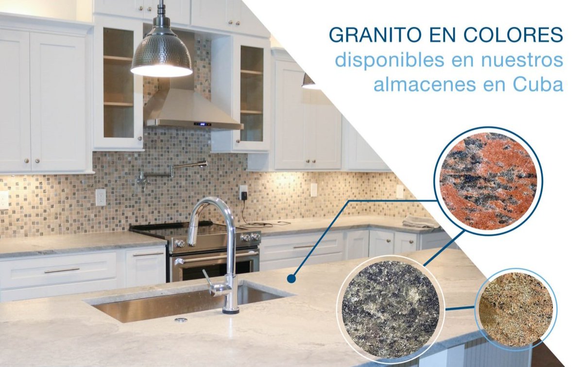 CaribeTiendas's tweet photo. ❗️Nuestros Productos
Granito de colores especialmente para revestir cualquier superficie.
Servicio de Importación👇👇
📨 oci.cmg@trdcaribe.co.cu
#GEM #SolucionesIndustriales
#GEMCuba #OficinaImportadora
#TiendasCARIBE 📦 #Camagüey https://t.co/O66BLhY5x8