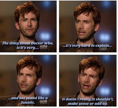 Truest words ever spoken by David Tennant ✨

#DoctorWhoFlux