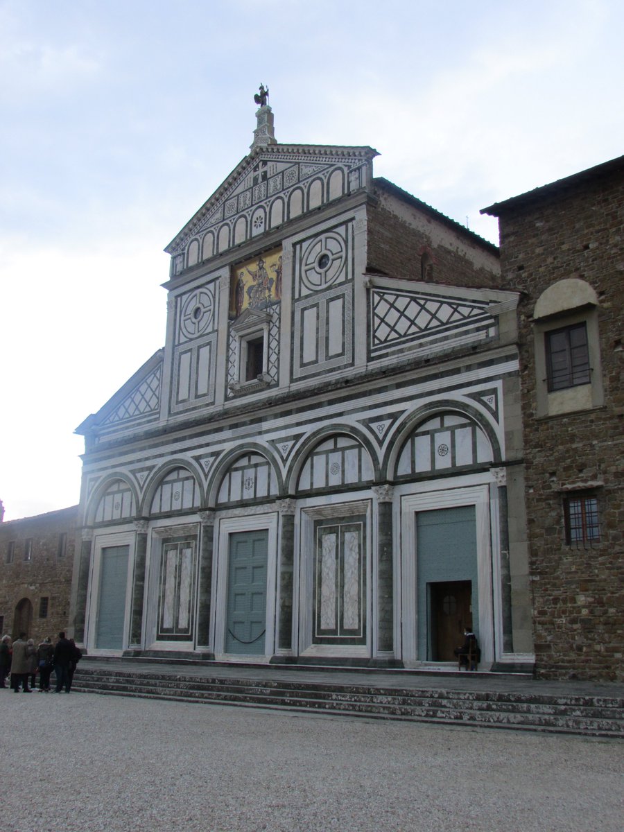 MeganHenvey's tweet photo. It was a glorious afternoon for today’s #AChurchADay involving a trek up to San Miniato al Monte: worth every thigh-aching step – and not just for the views! Built 1018-1063, it was one of the most important churches in 11th C. Florence. https://t.co/XuLryH16cJ
