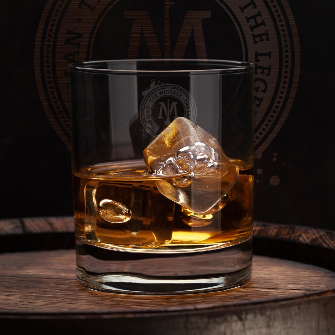 Jim Mac on the rocks. Rich and smooth, it goes down nice and easy!🥃 #irishwhiskey