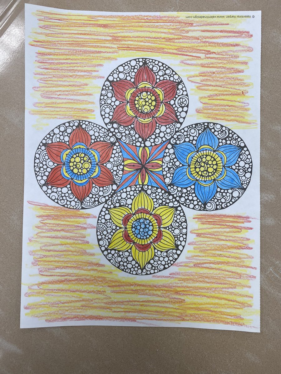 Practicing mindfulness with mandalas with Rachel Rowley and <a href="/MrTupka208/">Mr. Tupka</a> <a href="/MrBLionPride/">Mr. Berkowitz</a> <a href="/ManeStMirror/">Mane Street Mirror</a> #mindfulmidweek