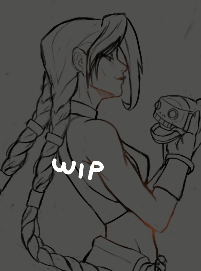 asterillus_'s tweet photo. I missed having enthusiasm in drawing... thanks Jinx, thanks #arcane https://t.co/Jgjgwafcrf