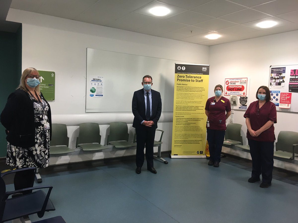 junebrown116's tweet photo. Thank you to @profalexmcmahon &amp; Rachael Dunk for spending time with us in @NHSGrampian. Very challenging times but innovation continues by fantastic staff to care of the ppl of Grampian. Thank you to staff who spent time sharing experiences &amp; learning https://t.co/jvcodtleZt
