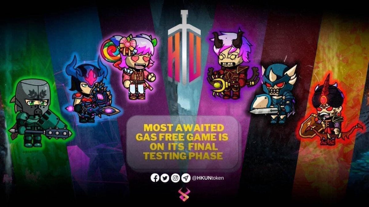 TeradoDenver's tweet photo. @cryptofqlix @HKUNtoken done with mobile app. What's next? #Cryptohunters P2E NFT game phase 1, Next? P2E Phase2, NFT Marketplace, next? Own block chain?, HKUN swap? #HKUNtoken has unlimited possibilities! future #Altcoin #BSCGem https://t.co/KBrlF8fRIP https://t.co/LNPVL2GeXw