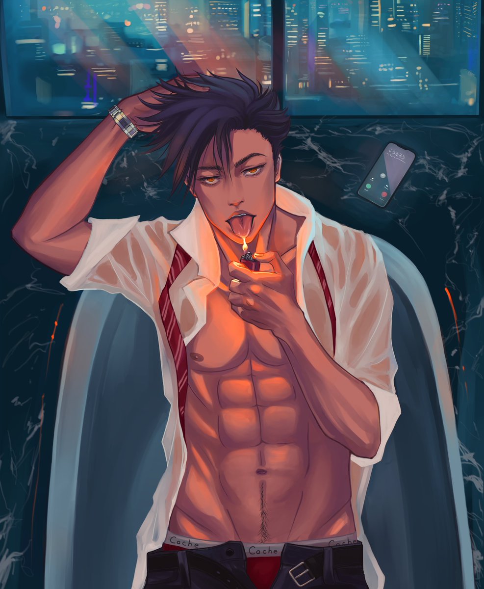 cat got your 👅?
pick up your phone, birthday boy!

(originally done for @/ATNKurooZine)
#kurootetsurou #黒尾鉄朗誕生祭2021 #黒尾鉄朗