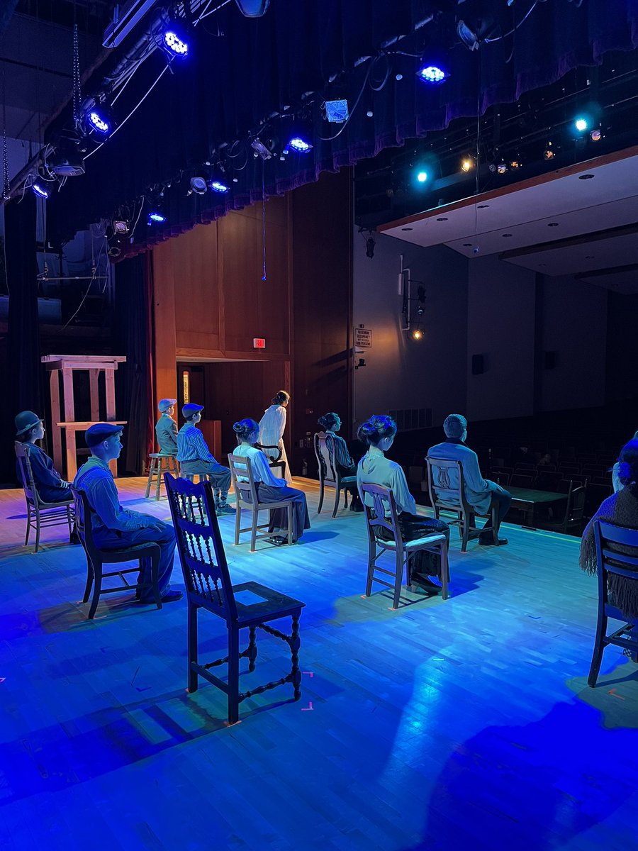 One more day! SO incredibly proud of these students — resurrecting a drama program that all but stopped during the pandemic. OUR TOWN by Thornton Wilder, presented by The Wheatley Theatre Company Nov. 18-20. Tickets available through the District website.
