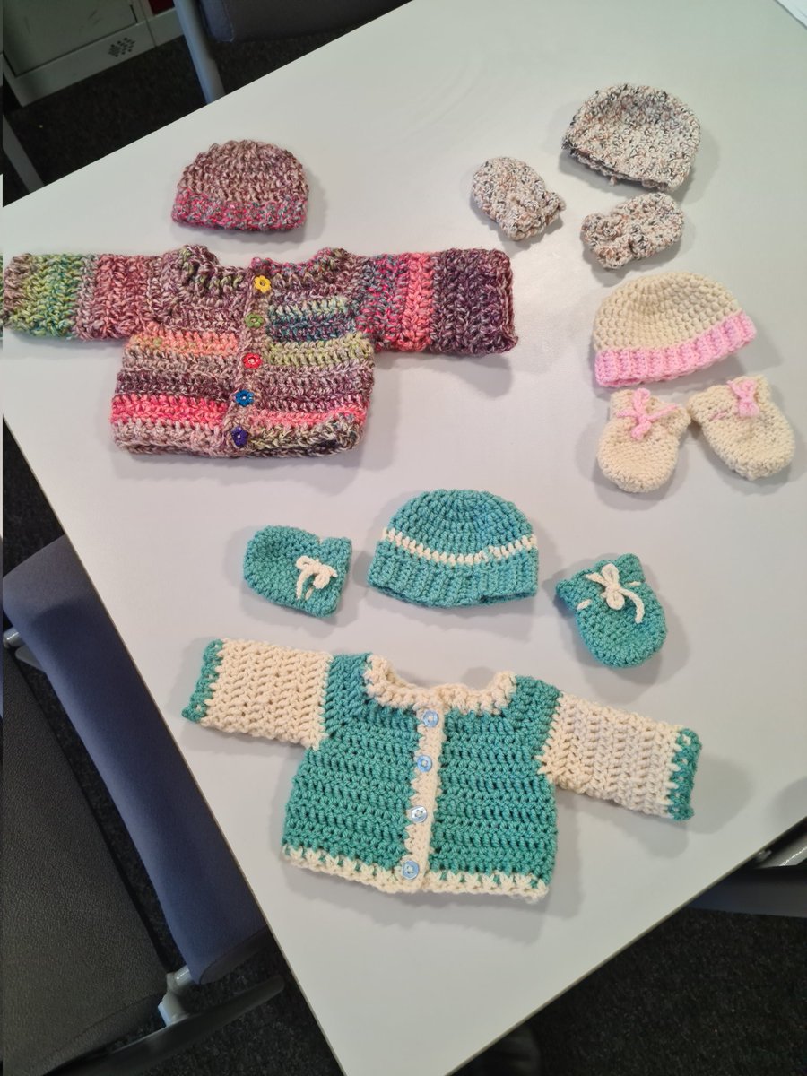 HarrisHomeEc's tweet photo. A massive thank you to Zuzanna in S3 for taking the time to make these beautiful items for the @NICUNinewells. Please keep the donations coming in everyone! 🧶 https://t.co/iOP8nCOFWN
